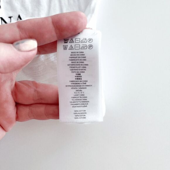 Michael Kors Women's White Crew Neck Cities Short Sleeve T-Shirt Size XS - Picture 3 of 7